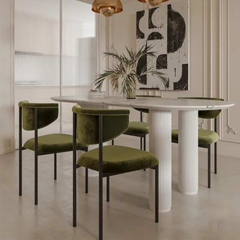 Office Tech Room - Luxe retro moderne eetkamerstoel met hightech