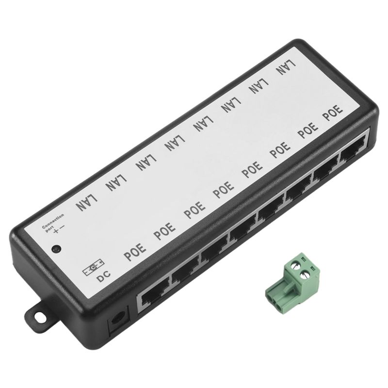 Power Over Ethernet - PHILE-8 Poorten Poe Injector Poe Splitter