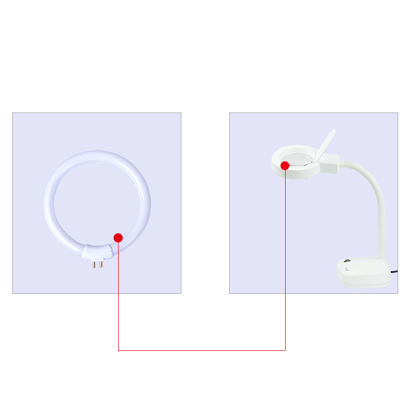 ZHMZH Witte Kleine Bureaulampe - Ring Light Desk Small recensie en prijs