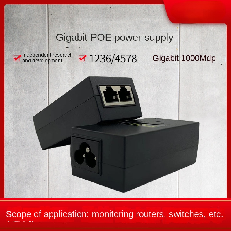 POE Gigabit Power 48V0.5A/24V  - Power Over Ethernet recensie en prijs