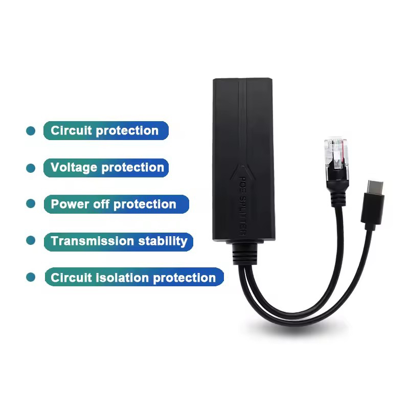 POE Splitter 48V naar 5V Micro - Power Over Ethernet recensie en prijs