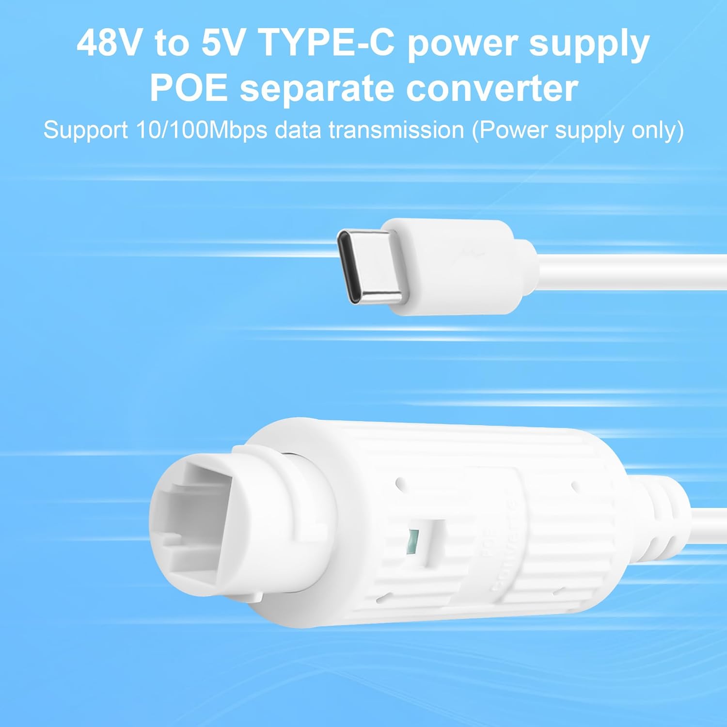 POE naar USB-C stroomconverter - Power Over Ethernet recensie en prijs