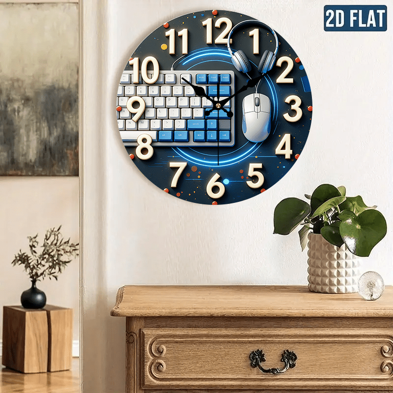 2D plat, 1 stuk, houten wandkl - Office Tech Room recensie en prijs